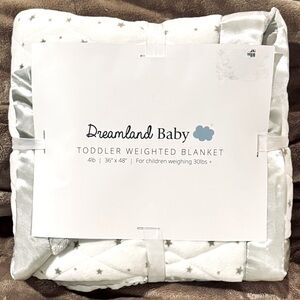 dreamland baby blanket white  4 lbs, brand new wrapped in ribbon